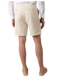 aurélien short pant manlinen seaside shorts - 020250903060000 ivory