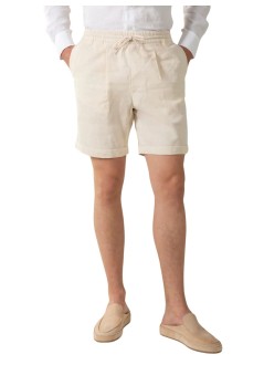 aurélien short pant manlinen seaside shorts - 020250903060000 ivory