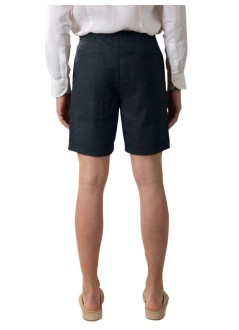 aurélien pantalon corto hombre linen seaside shorts - 020250903060000 navy