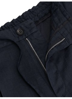 aurélien pantalon hombre linen seaside trousers - 020250903060001 navy