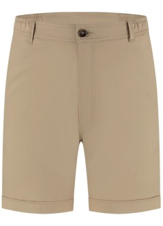 aurélien short pant mancotton seaside shorts - 020230903160000 dark beige