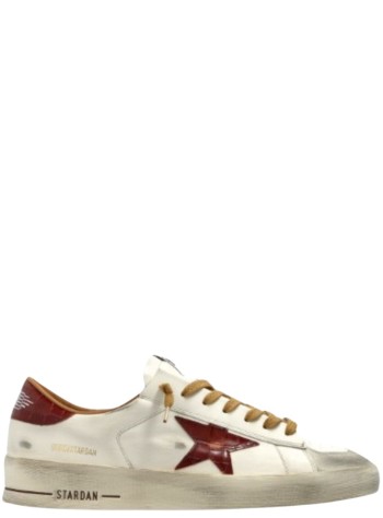 golden goose sneaker hombre stardan leather upper suede toe cocco printed star and heel - gmf00667f008139 10361