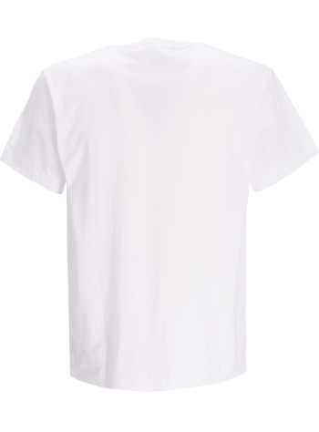 comme des garçons play camiseta hombre play t-shirt men - black heart - axt070051 white black 2