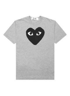 comme des garçons play camiseta hombre play t-shirt - axt084051 grey