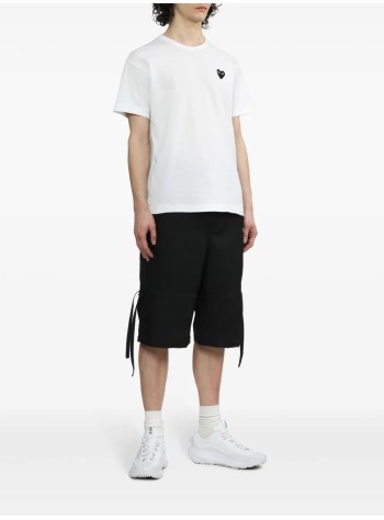 comme des garçons play camiseta hombre t-shirt black - axt064051 white 2