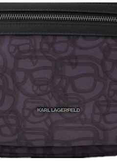 karl lagerfeld luggage mank/ikon aop backpack - b1m30211 999