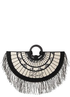 karl lagerfeld clutch womank/signature 2.0 tph fan fringe - b2w30007 998