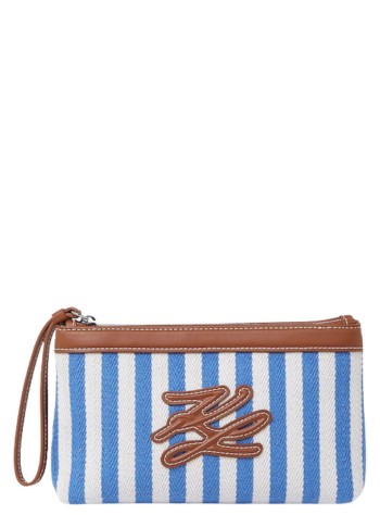 karl lagerfeld viaje mujer k/autograph stripe pouch - b2w46083 349