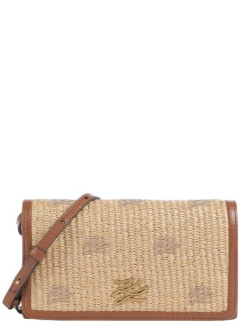 karl lagerfeld crossbody womank/autograph mini flap cb raff - b2w30270 1an