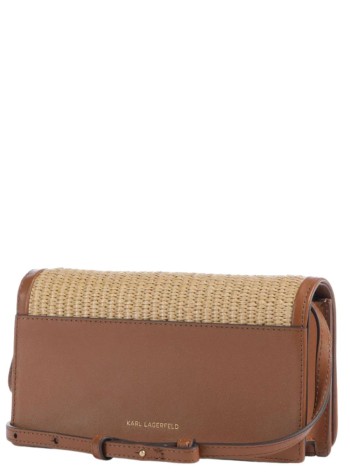 karl lagerfeld crossbody womank/autograph mini flap cb raff - b2w30270 1an 2