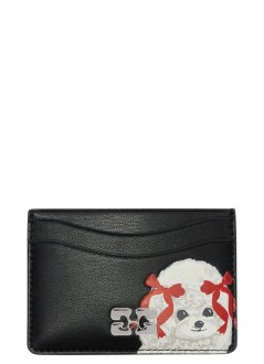 ganni wallet womancard holder puddle - b3010118 099