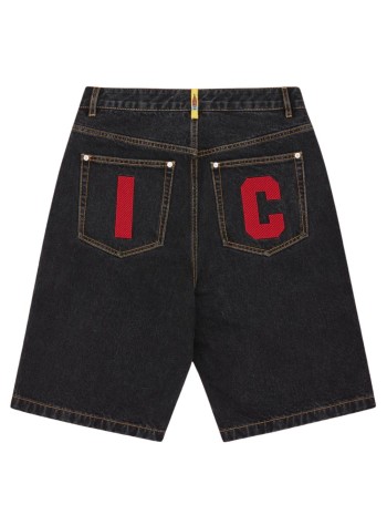 icecream short pant manrunning dog denim shorts - icd003 black 2