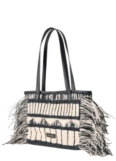 karl lagerfeld handbag womank/signature 2.0 sm tote fringe - b2w30112 998