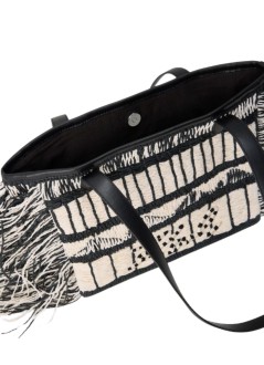 karl lagerfeld handbag womank/signature 2.0 sm tote fringe - b2w30112 998