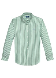 polo ralph lauren camiseria hombre woven-sport shirt-shirt - 710b15595003 3249i white erin green