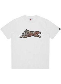 icecream t-shirt manchoc chip running dog t-shirt - ic26142 white