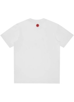 icecream t-shirt manchoc chip running dog t-shirt - ic26142 white