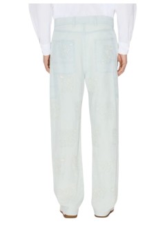 kenzo pantalon jeans hombre kenzo cartoon cargo monkey fit jeans - fg55dp4087f0 dy