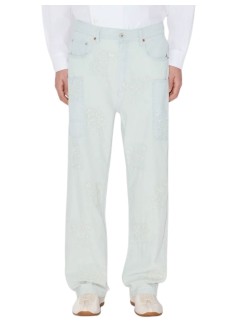 kenzo pantalon jeans hombre kenzo cartoon cargo monkey fit jeans - fg55dp4087f0 dy