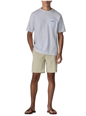 patagonia camiseta hombre m's boardshort logo pocket responsibili-tee - 37655 whi 2