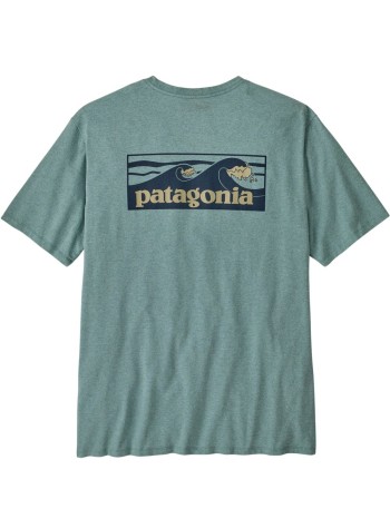 patagonia t-shirt manm's boardshort logo pocket responsibili-tee - 37655 blsg 2