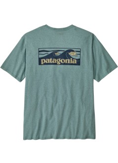 patagonia camiseta hombre m's boardshort logo pocket responsibili-tee - 37655 blsg