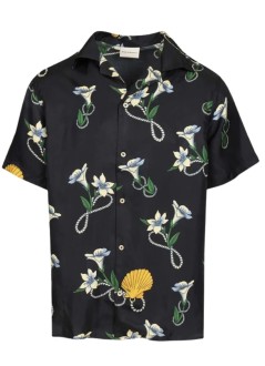 drôle de monsieur shirt manchemise mc drôle shell - ksh230se023ny navy