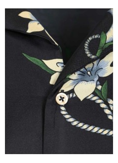 drôle de monsieur shirt manchemise mc drôle shell - ksh230se023ny navy
