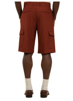 drôle de monsieur short pant manshort cargo - kbs173pl173br brick