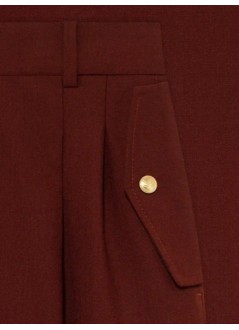 drôle de monsieur short pant manshort cargo - kbs173pl173br brick
