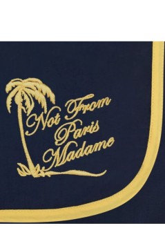 drôle de monsieur short pant manshort plage slogan palmier - kbs184pa028ny navy