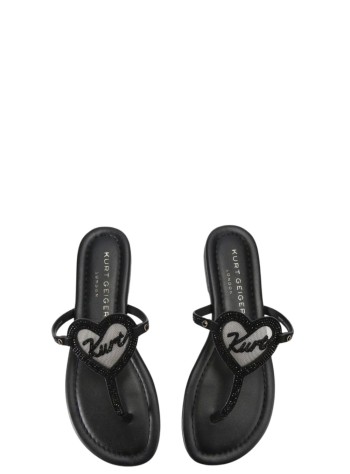 kurt geiger sandalia mujer kurt heart t bar flat - 5611700289 05 2