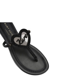 kurt geiger sandalia mujer kurt heart t bar flat - 5611700289 05