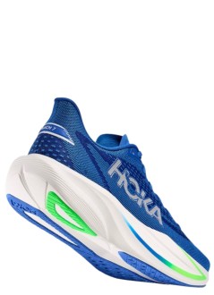 hoka one one sneaker hombre mach 7 - 1171904 cobalt blue neon green