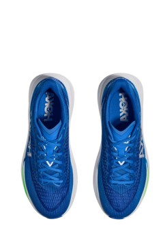 hoka one one sneaker hombre mach 7 - 1171904 cobalt blue neon green