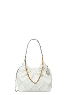 tory burch crossbody mujer fleming distressed mini hobo bag - 164022100 100