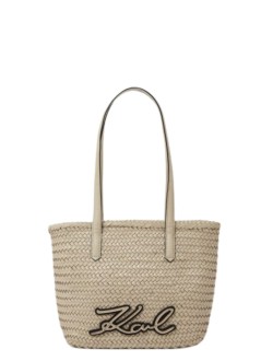 karl lagerfeld handbag mujer k/signature braid sm tote - b2w30206 2ft
