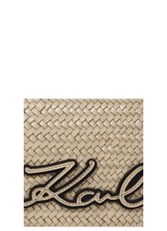 karl lagerfeld handbag mujer k/signature braid sm tote - b2w30206 2ft