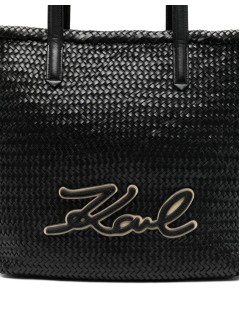 karl lagerfeld handbag womank/signature braid md tote - b2w30205 1av