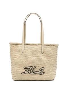 karl lagerfeld handbag mujer k/signature braid md tote - b2w30205 2ft