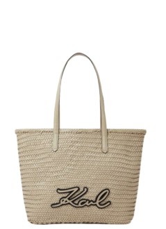 karl lagerfeld handbag mujer k/signature braid md tote - b2w30205 2ft