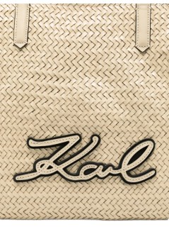 karl lagerfeld handbag mujer k/signature braid md tote - b2w30205 2ft