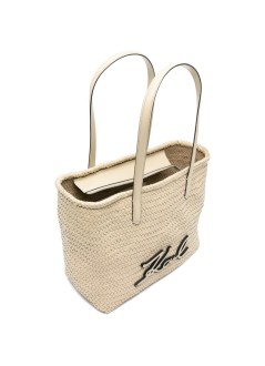 karl lagerfeld handbag mujer k/signature braid md tote - b2w30205 2ft