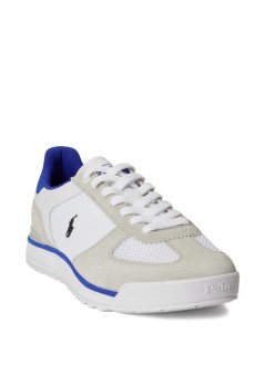 polo ralph lauren sneaker manvarick pp-sneakers-low top lace - 809p07565001 bianco white forest