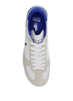 polo ralph lauren sneaker manvarick pp-sneakers-low top lace - 809p07565001 bianco white forest