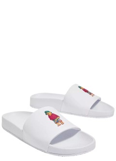 polo ralph lauren beach manpolo slide-sandals-slide - 809p09762001 white beach shop bear