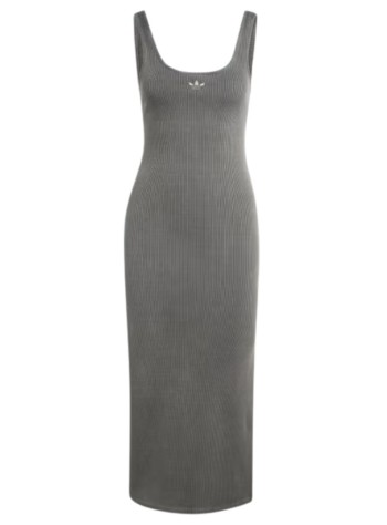 adidas originals dress womaness rib dress - ke3163 black
