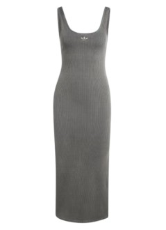 adidas originals vestido mujer ess rib dress - ke3163 black