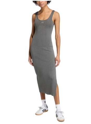 adidas originals dress womaness rib dress - ke3163 black 2