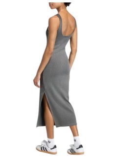 adidas originals vestido mujer ess rib dress - ke3163 black